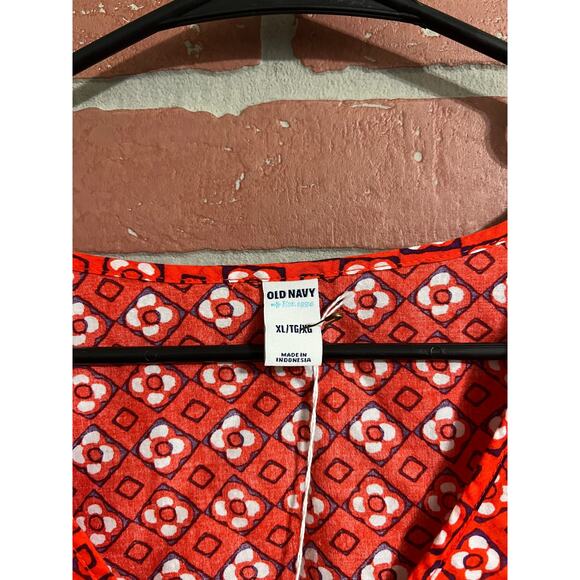 Old Navy | 3/4 Sleeve V-Neck Boho Top - Picture 4 of 5